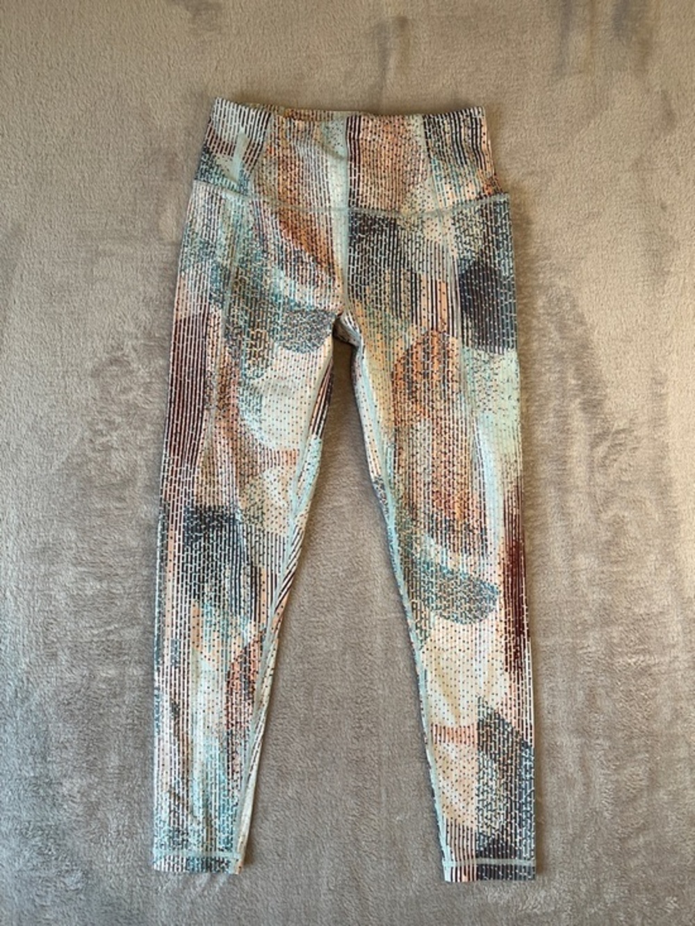 Sweaty Betty Super Soft Full Length Leggings Multi Abstract Print Size‎ Medium